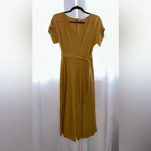 Yellow Midi Jumpsuit